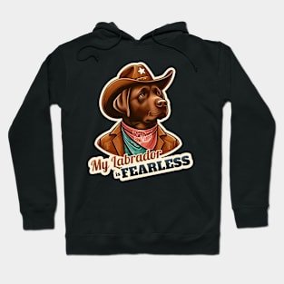 Cowboy Labrador Retriever Hoodie